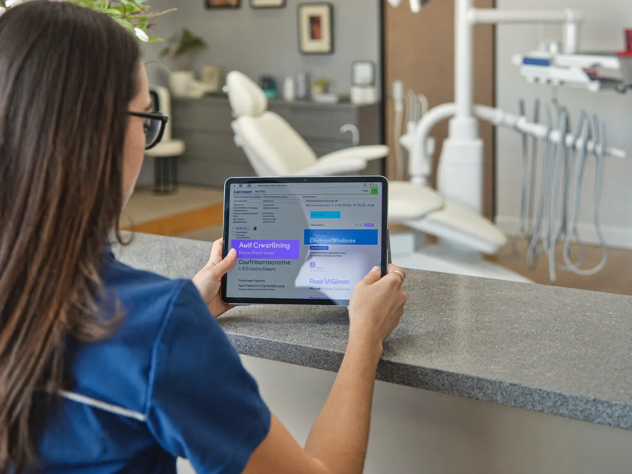 A practice manager handling credentialing for a multi-location dental group